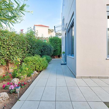 Elegant new maisonette near the sea Aegina Esterno foto